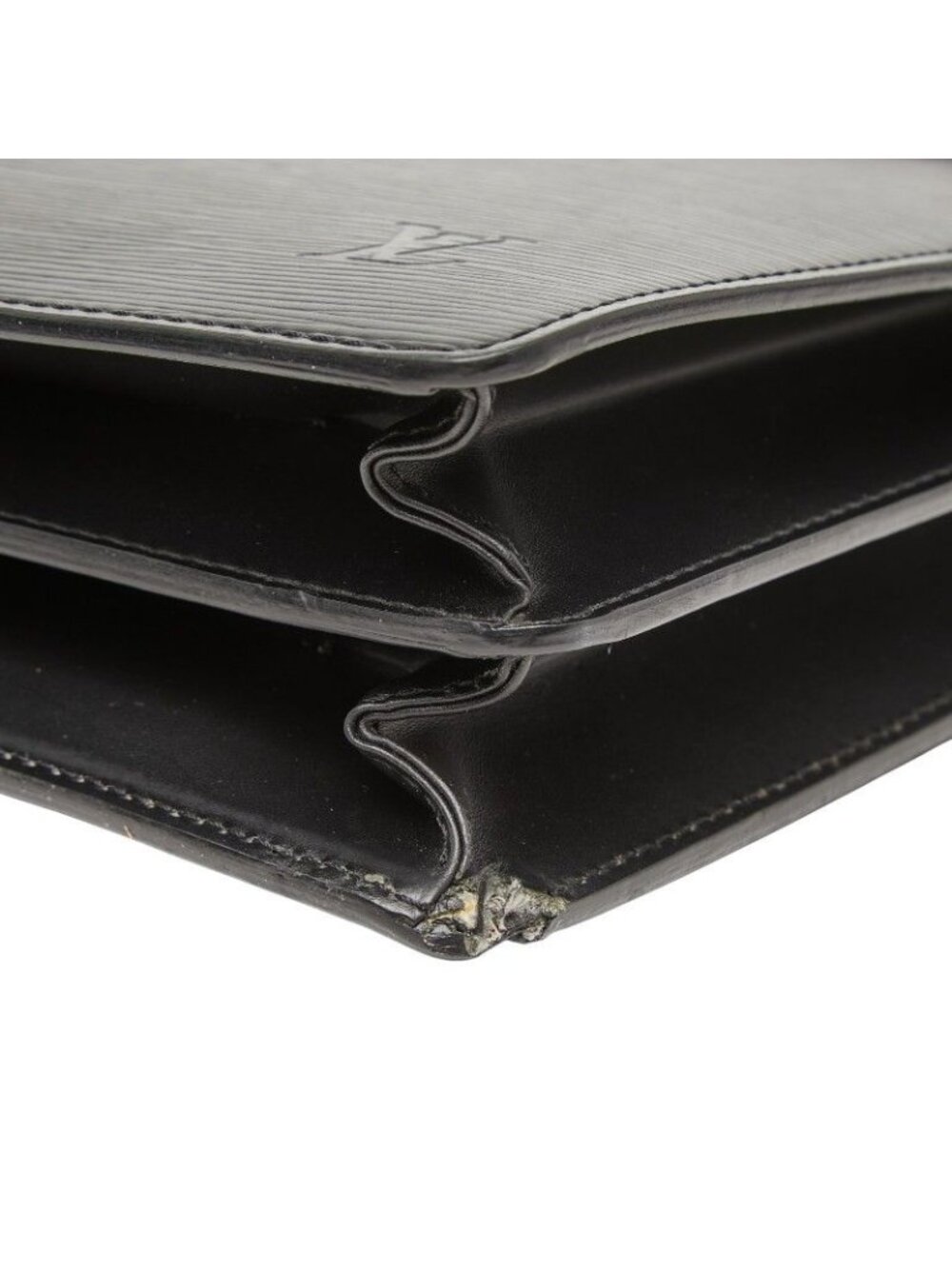 Louis Vuitton Epi Serviette Conseil Business Briefcase Noir Black Leather 1 - Picture 4 of 10